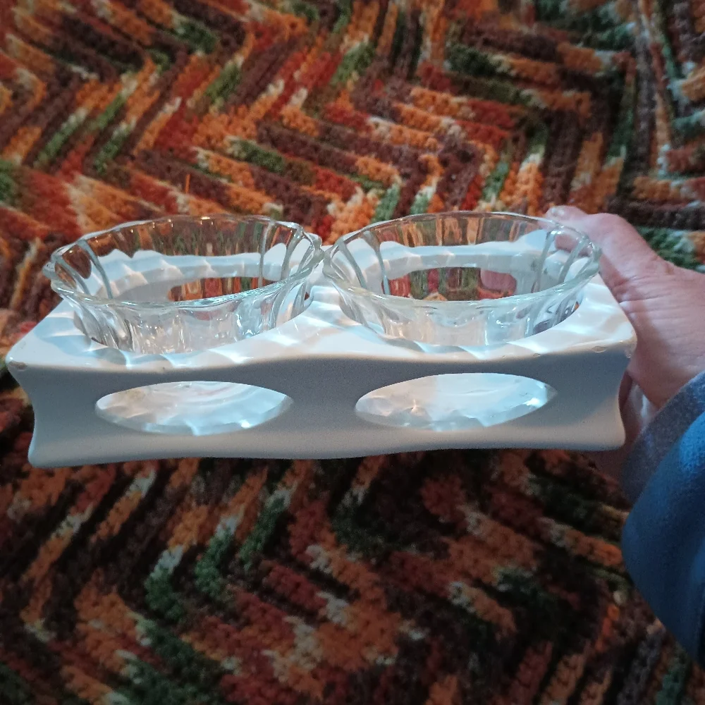 Vintage elegant glass